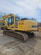 Back corner of used Excavator